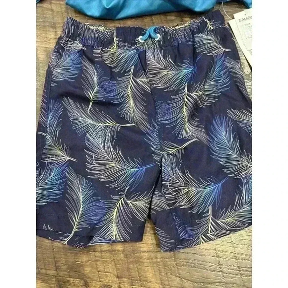 Swimfix Boy's 2 Piece Swim Trunks & Shirt Size 6 UPF 50+  Board Short New Beach - Picture 3 of 5